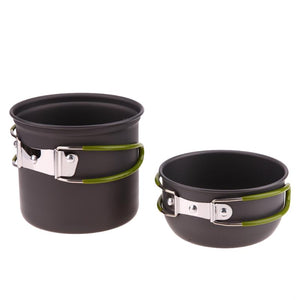 Picnic Stove Bowl Pot Pan Set