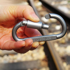 Aluminum Alloy D-ring Carabiner Keychain