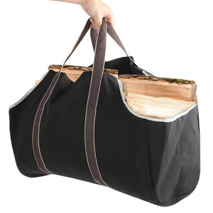 Canvas Firewood Carrier Log Storage Bag