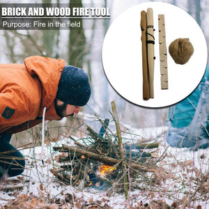 Outdoor Fire Starter Bow Drill Tools