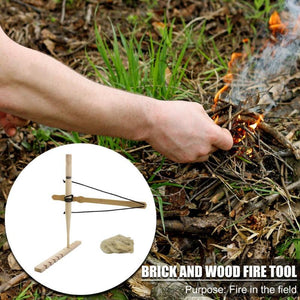 Outdoor Fire Starter Bow Drill Tools