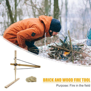 Outdoor Fire Starter Bow Drill Tools