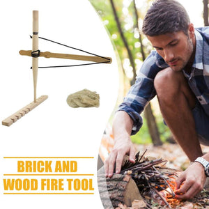 Outdoor Fire Starter Bow Drill Tools