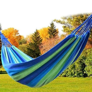 Canvas Stripe Hang Bed Hammock