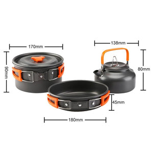 Ultralight Tableware Cooking Stove Kit