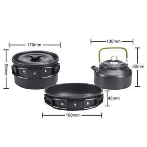 Ultralight Tableware Cooking Stove Kit