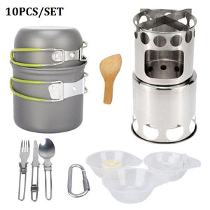 Ultralight Tableware Cooking Stove Kit