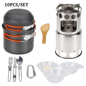 Ultralight Tableware Cooking Stove Kit