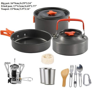 Ultralight Tableware Cooking Stove Kit