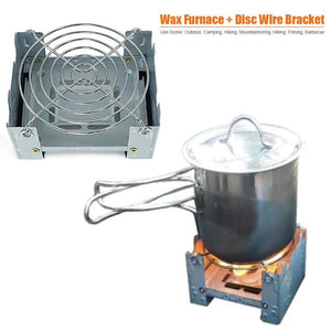 Outdoor Camping Foldable Wax Furnace