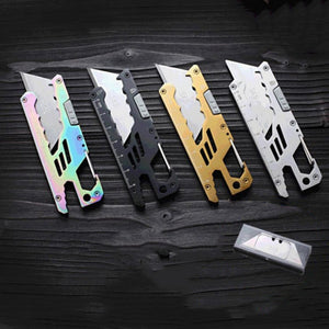 Stainless Steel EDC Folding Utility Knife